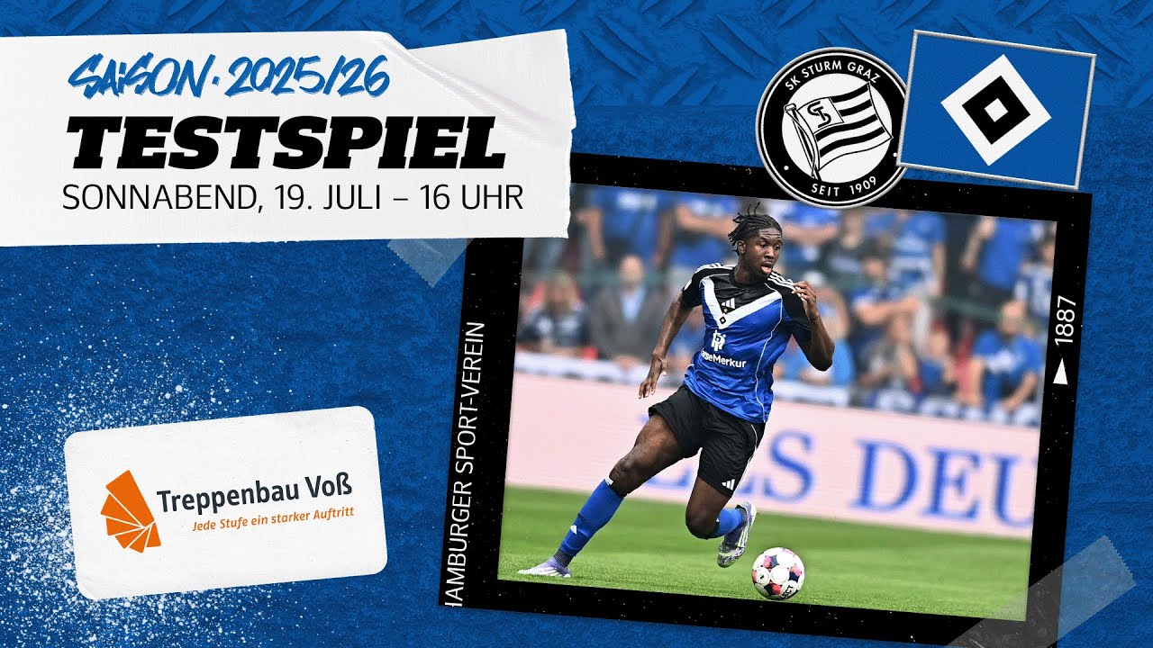 RE-LIVE: SK Sturm Graz vs. HSV I pr&auml;sentiert von Treppenbau Vo&szlig;