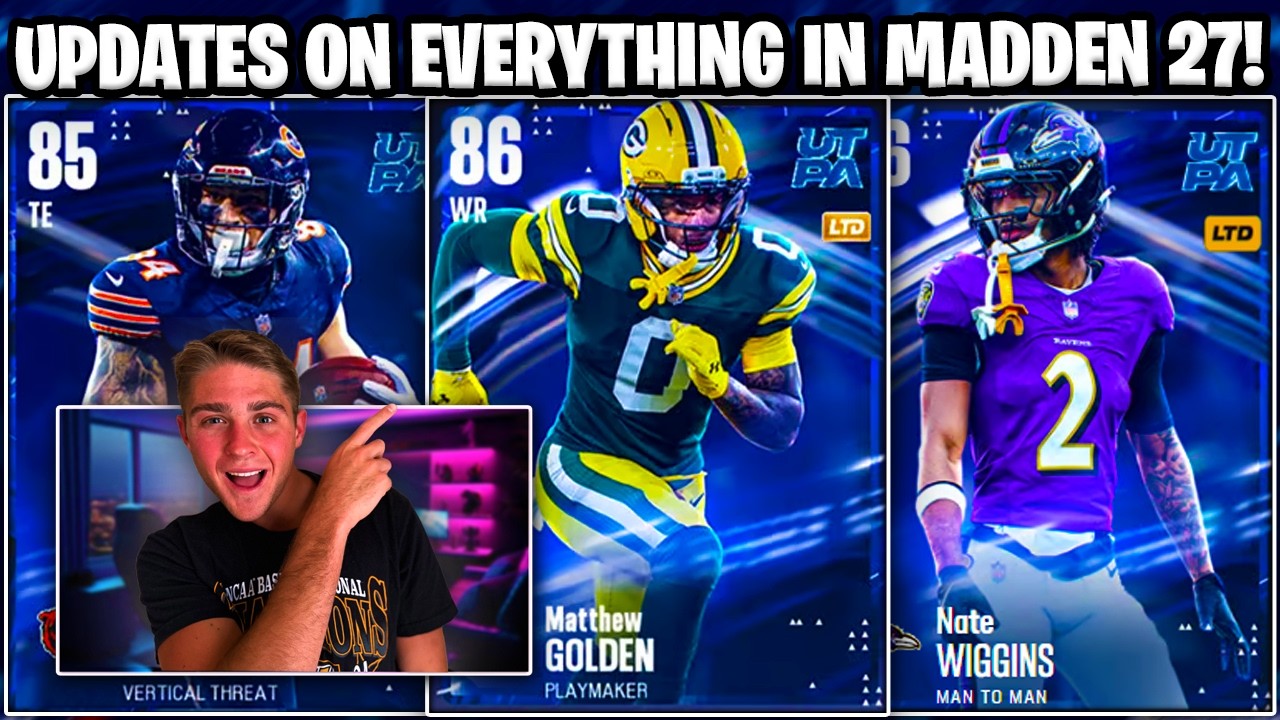 ВСЕ ОБНОВЛЕНИЯ В MADDEN 27! ОБЗОР РЫНКА, ЭВОЛЮЦИИ, ДОСТУП К ПРЕДМАТЧЕВЫМ МАТЕРИАЛАМ И МНОГОЕ ДРУГОЕ!