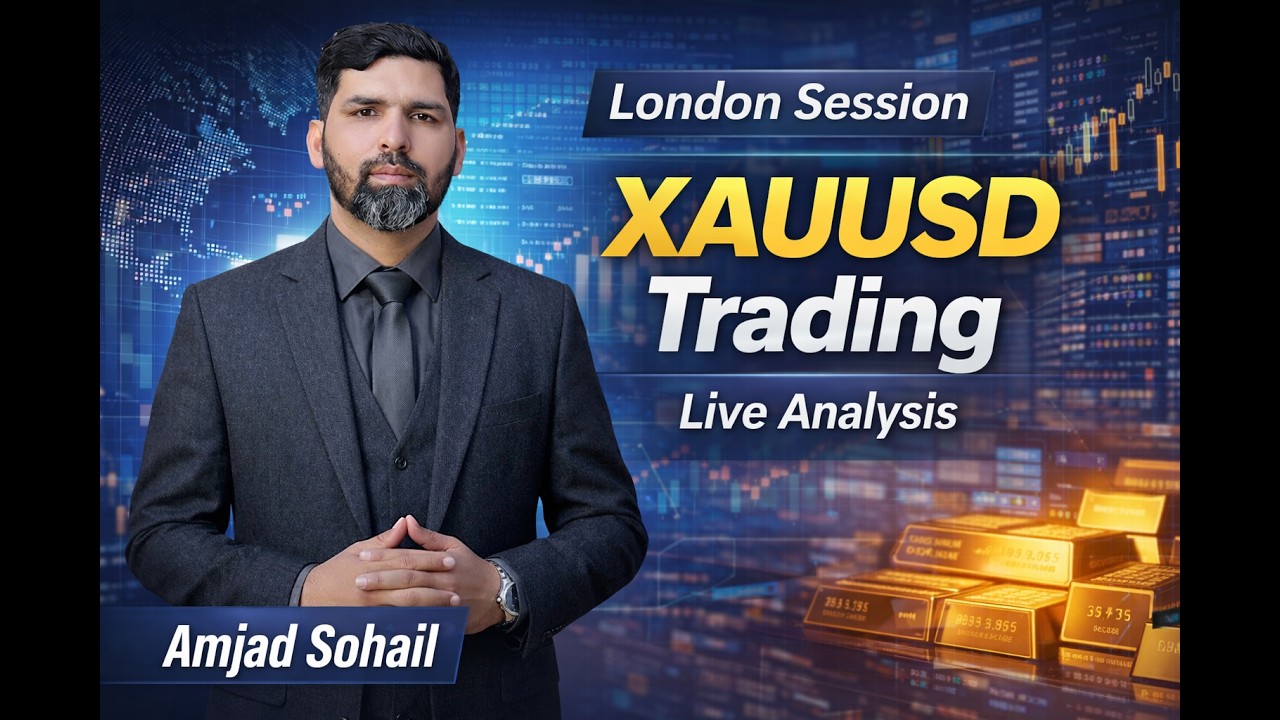 LIVE Gold (XAUUSD) & Forex Trading &ndash; Key Levels & Breakout Setup | London Session