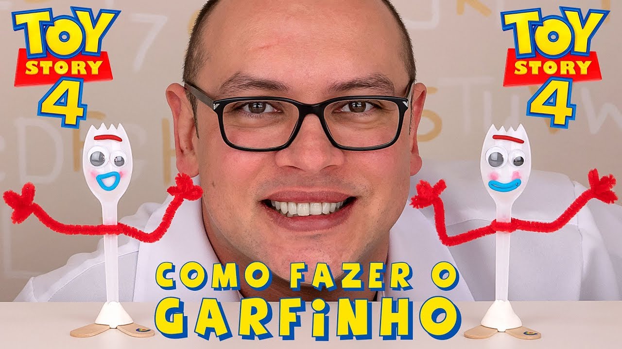 Fazendo o Garfinho do Toy Story 4 | Como Fazer o Forky