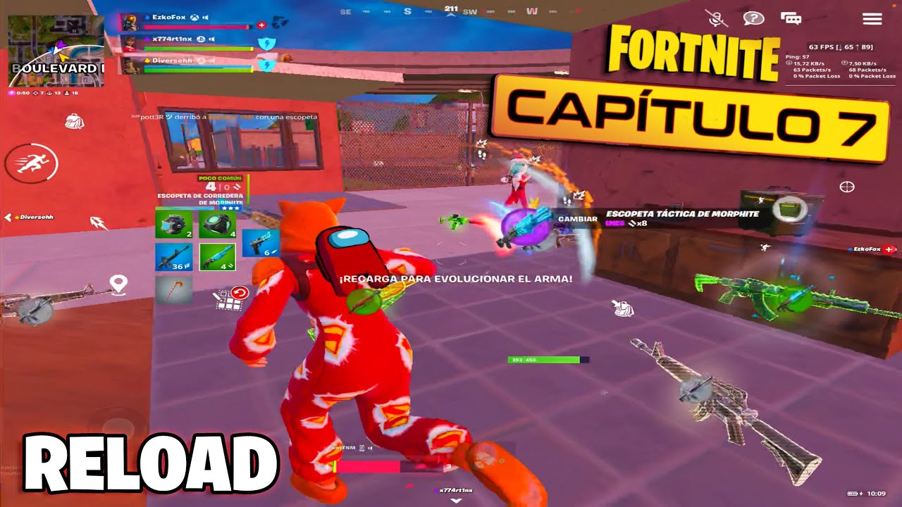 FORTNITE RELOAD - CAPITULO 7 GAMEPLAY EN IPAD PRO