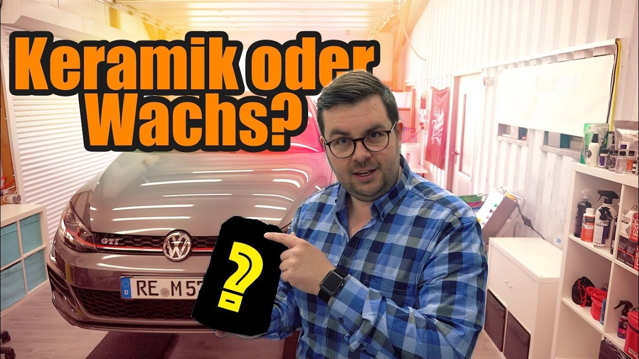 Keramik oder Wachs f&uuml;r Marvins GTI? | Kunststoff Richtig abkleben | GLOSSBOSS VLOG