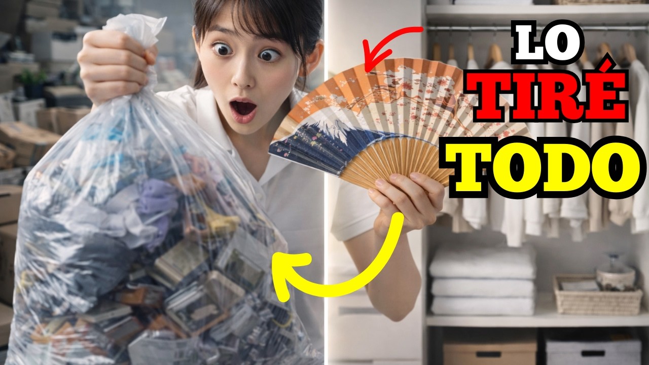 Dejé de acumular cosas gracias a este truco japonés