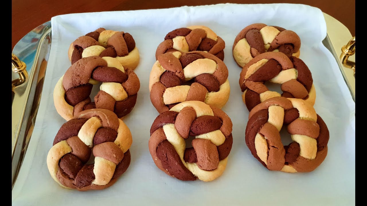 BISCOTTI INTRECCIATI TRICOLORE⭐RITA CHEF | Ottimi per colazioni e merende.