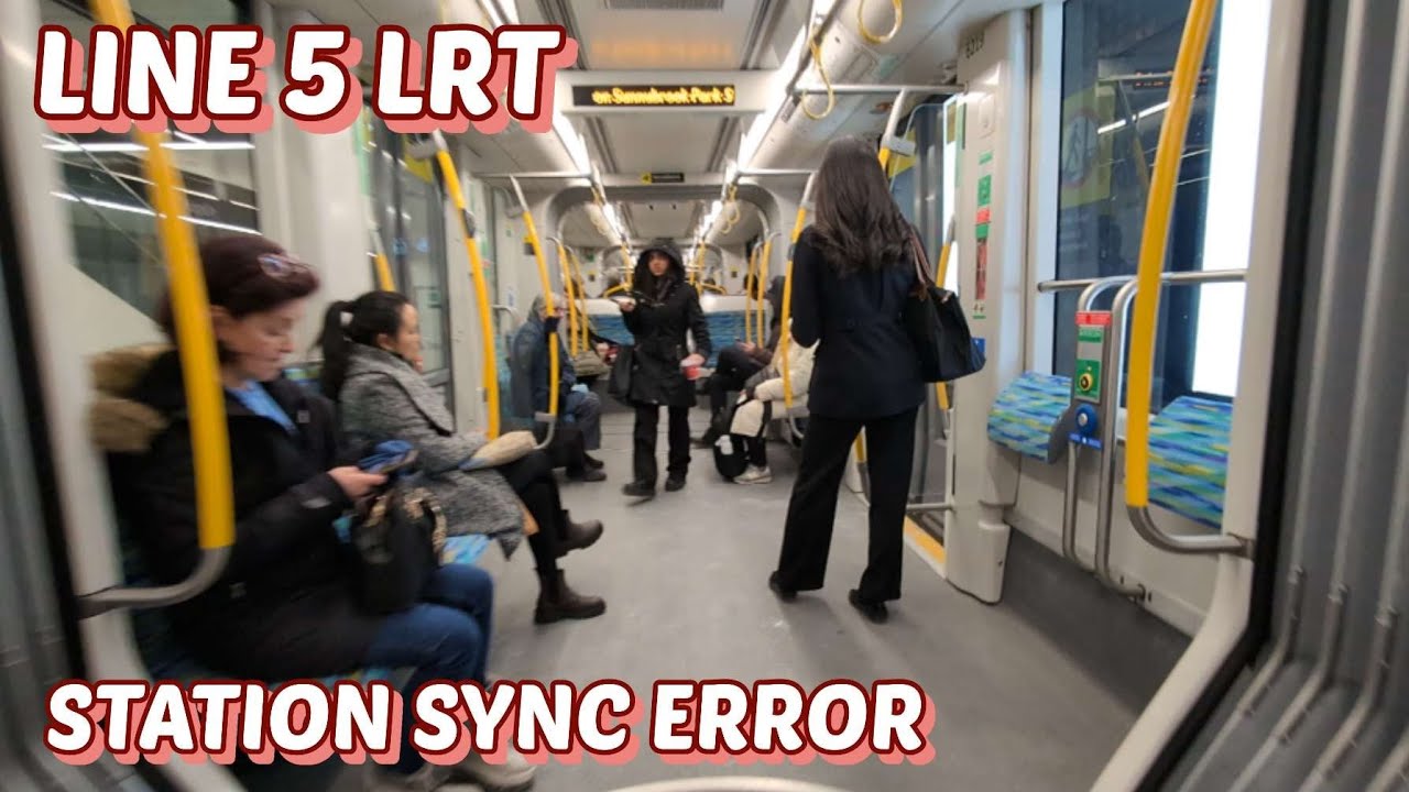 LINE 5 LRT Eglinton Crosstown Inaccurate Audio Announcement (Westbound)