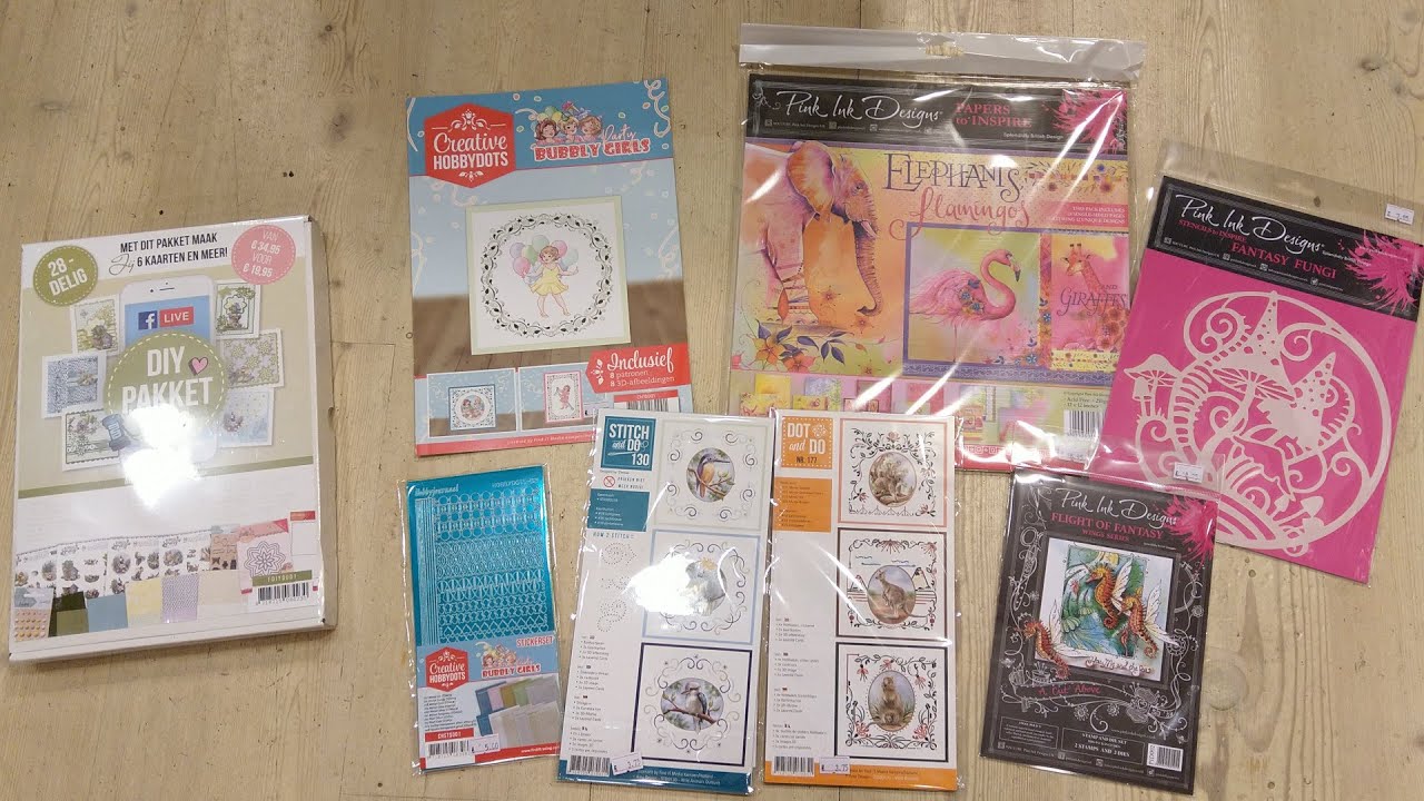 Uitpakken Creative Hobbydots, Pink Ink Designs en meer