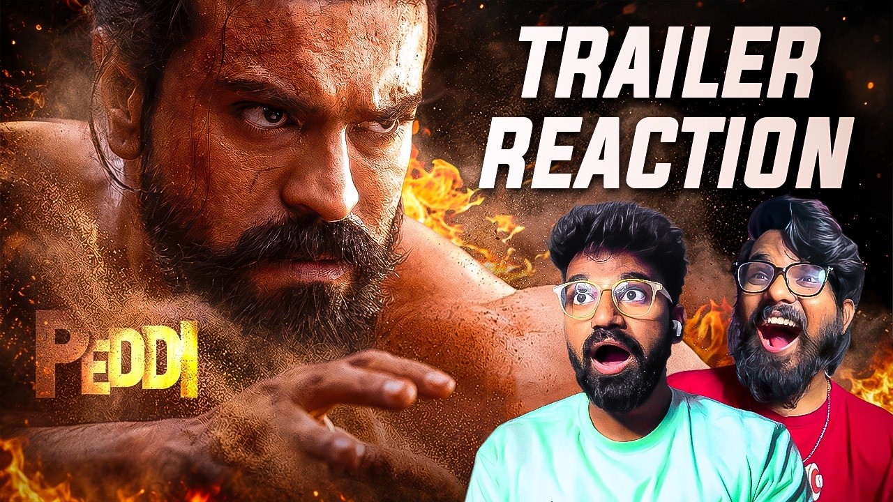 🦁Ram Charan's PEDDI Trailer Reaction! 🔥