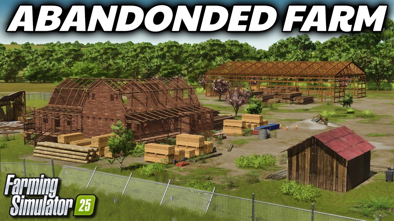 Снос заброшенной фермы! | Равнины Айовы | Farming Simulator 25