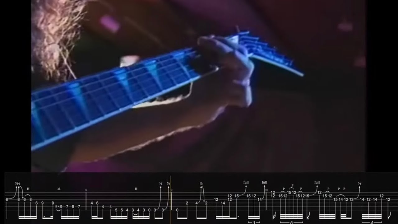 Marty Friedman - Melodic Control Outro Solo Guitar Tab