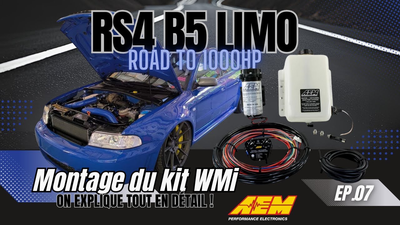 RS4 B5 LIMO road to 1000hp ! #6 Montage du kit Water METHANOL !