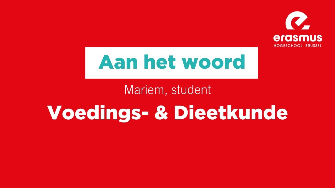 Aan het woord: Mariem, student Voedings- & Dieetkunde