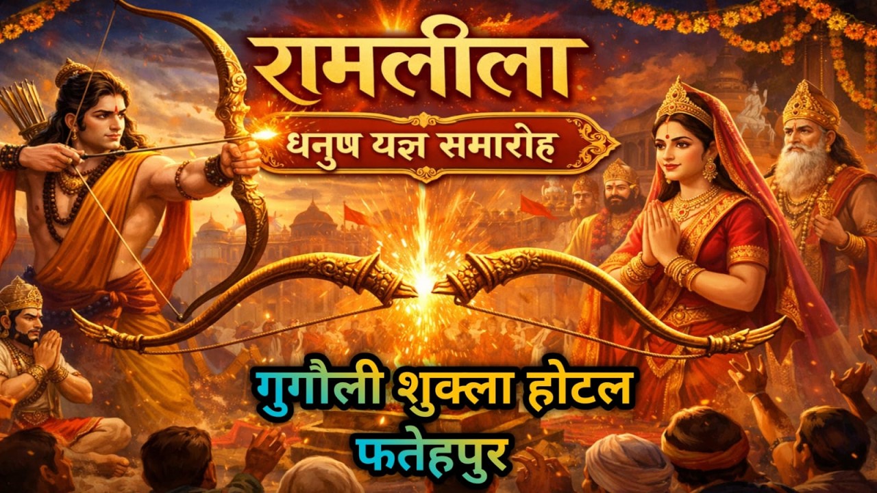live रामलीला धनुष यज्ञ समारोह \\ गुगौली शुक्ला होटल \\ फतेहपुर से सीधा प्रसारण