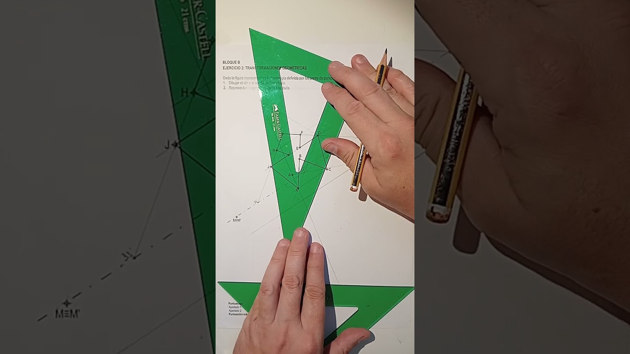 Homología. PEBAU Andalucía 2023 #dibujotécnico #bachillerato #selectividad