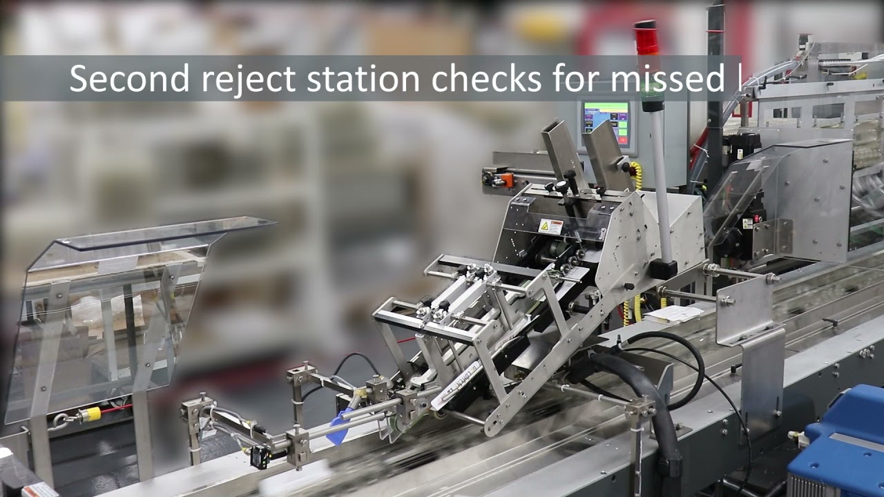 7910 DLR Denester Labeler Restacker - Plastic Egg Cartons - BW Integrated Systems
