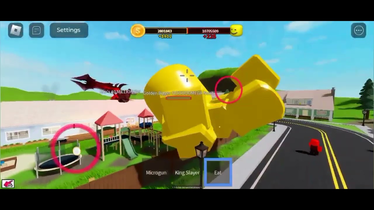 Shoot and eat noobs - Grind Green house / Blue house