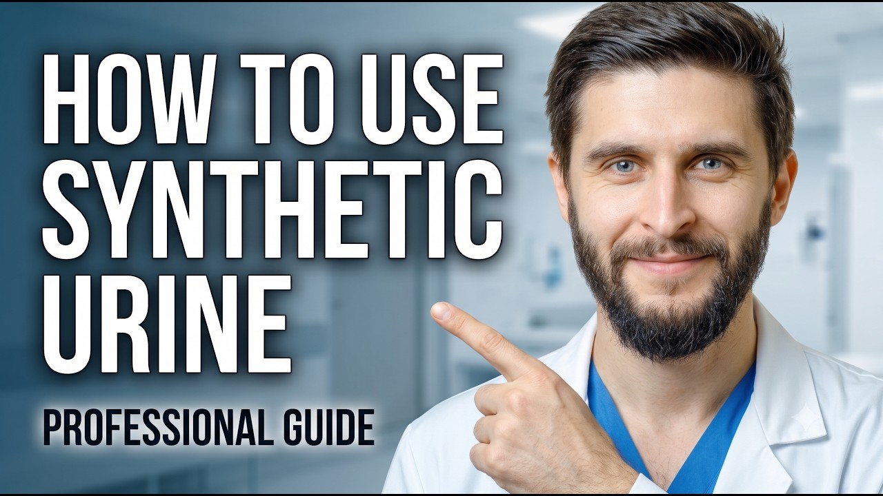 How to use synthetic urine and not get caught