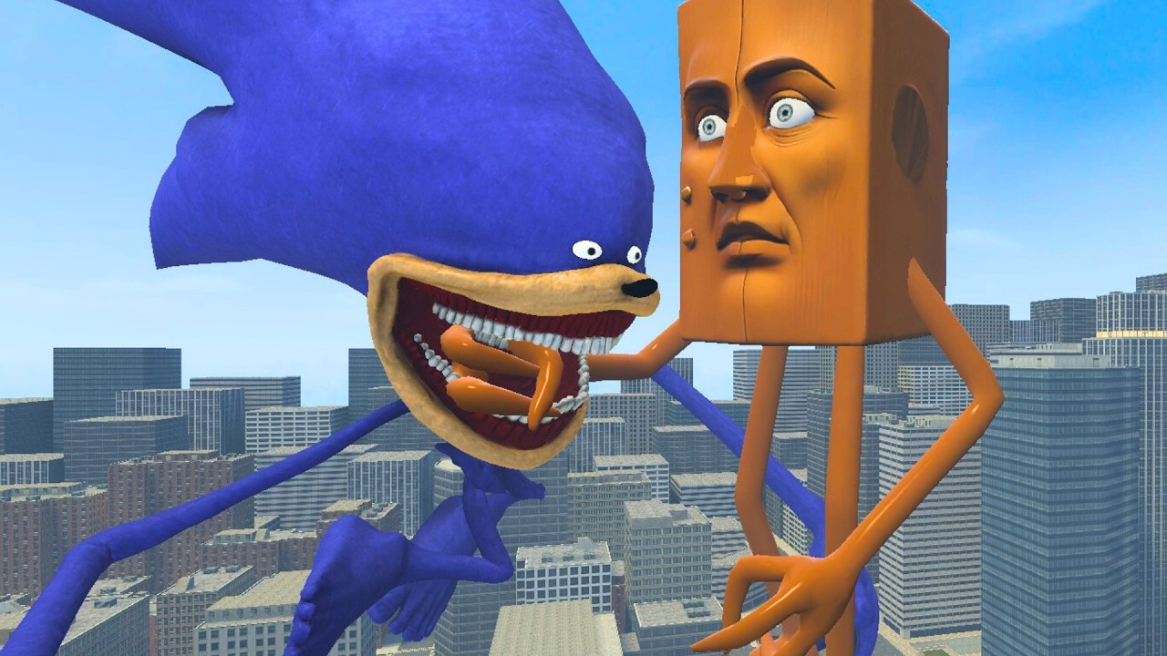 NEW ROBLOX TE TE TE SAHUR INNYUME SMILEY'S VS ALL SHIN SONIC TAPES FAMILY in Garry's Mod!
