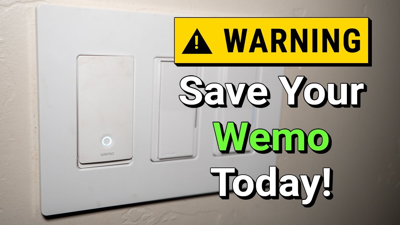 2 Days Left to Save Your Wemo's From the Wemo Cloud Shutdown