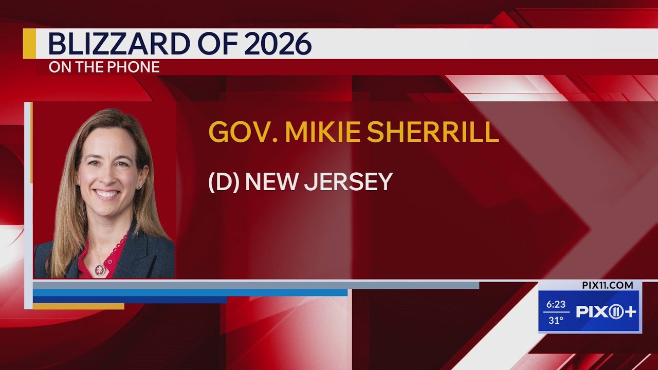 'Leave the streets open' NJ Gov. Sherrill gives storm update on PIX11