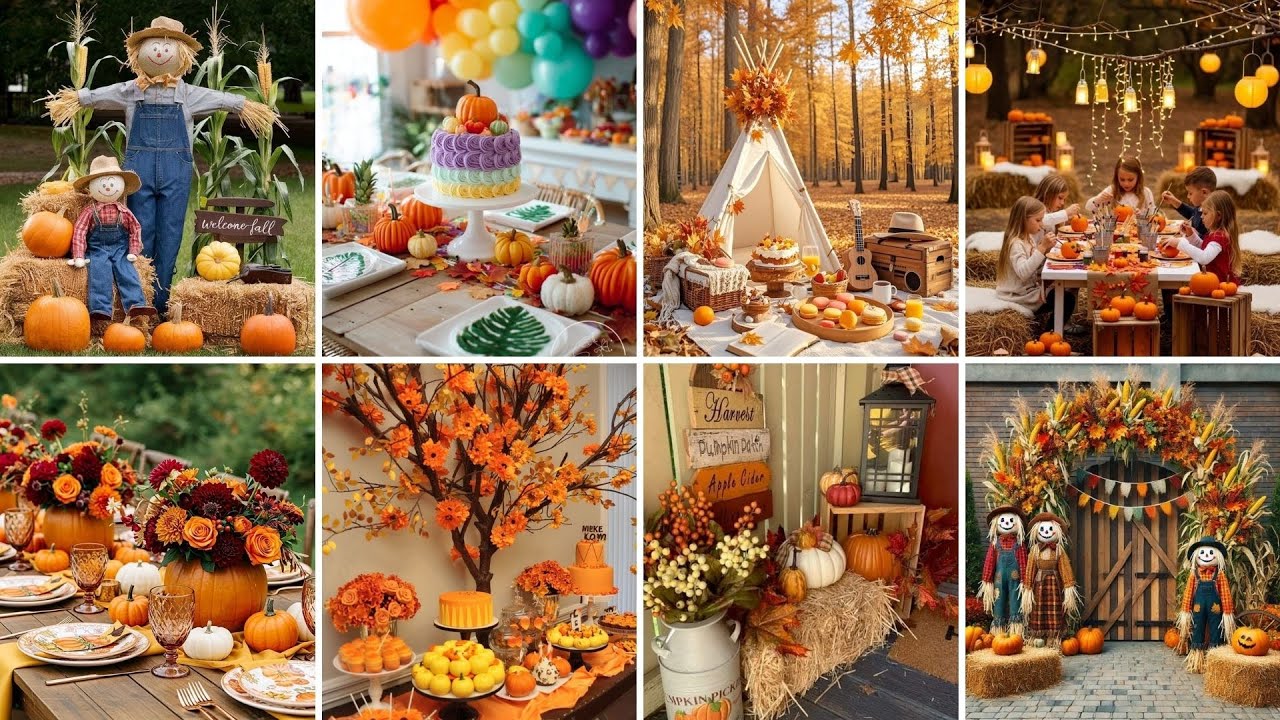 Amazing Harvest Festival Decorations | Fall Party Ideas with Christian Inspiration