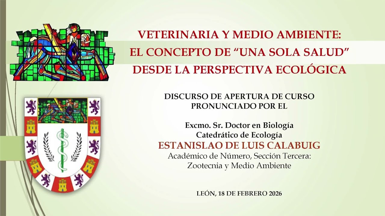 Apertura del Curso  2026 de la Academia de Ciencias Veterinarias de Castilla y León