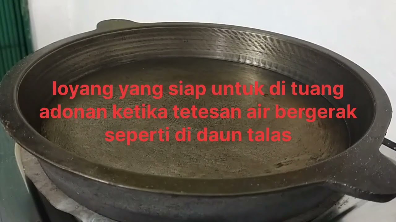 cara cek panas loyang yang pas untuk tuang adonan martabak manis untuk pemula