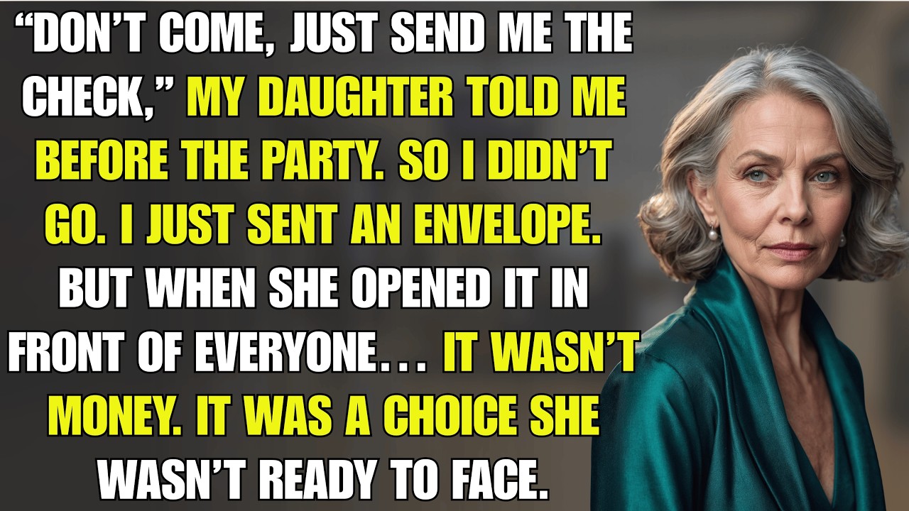 ‘Don’t Come, Just Send Me The Check,’ My Daughter Said. I Sent It — But It Wasn’t A Check!
