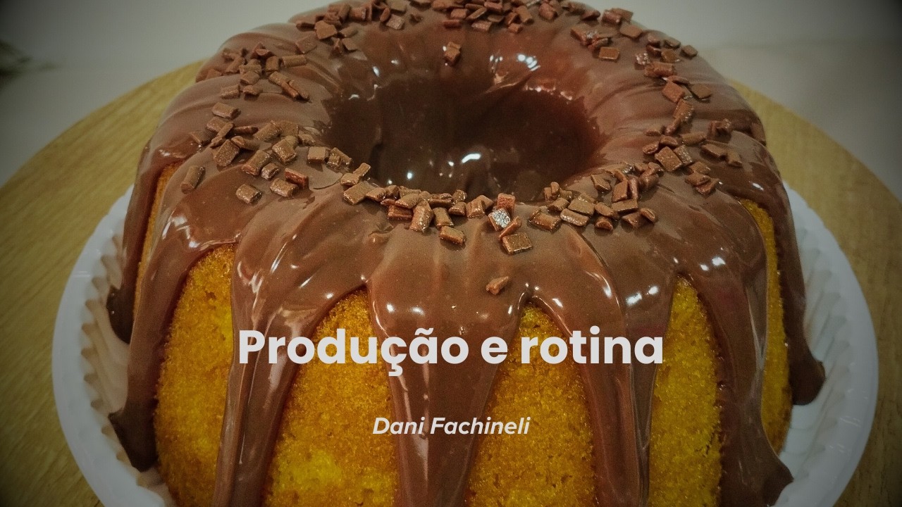 Produção e rotina.... Bora fazer acontecer.
