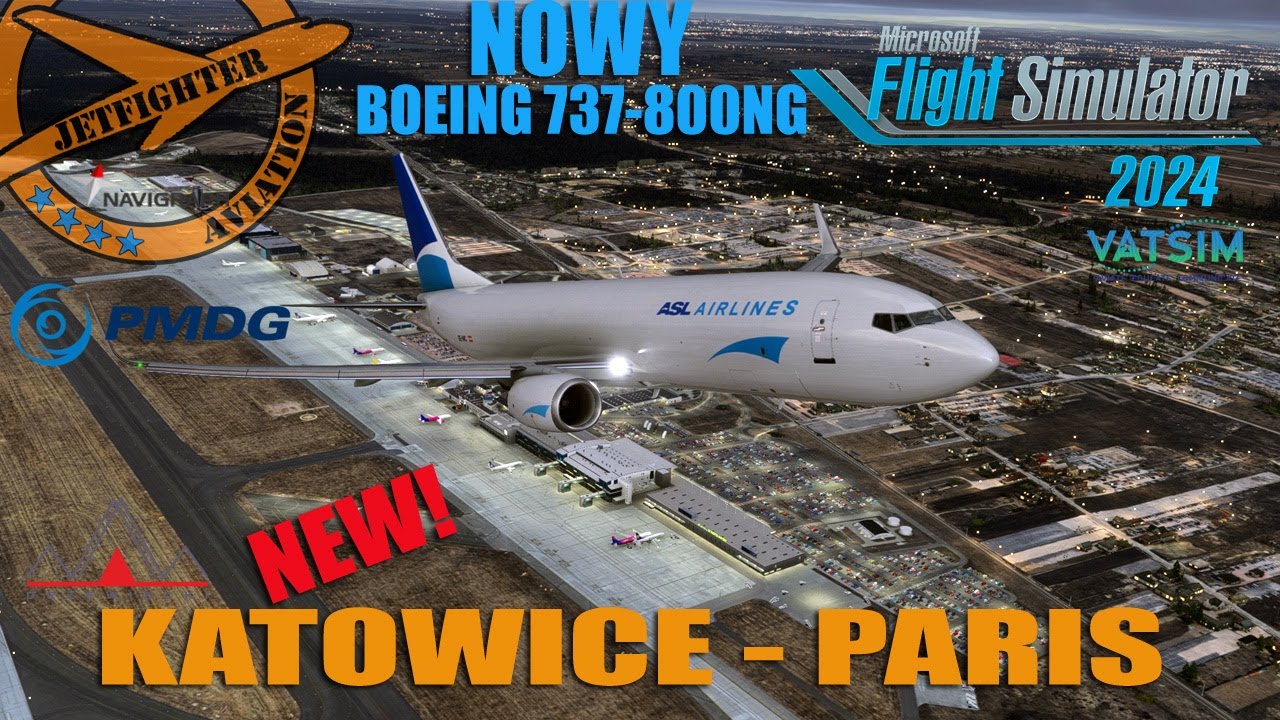 [🔴MSFS 2024❗WRESZCIĘ SĄ❗NOWY BOEING 737 PMDG & DD KATOWICE AIRPORT❓KATOWICE - PARIS ❗🔈 VATSIM🔈