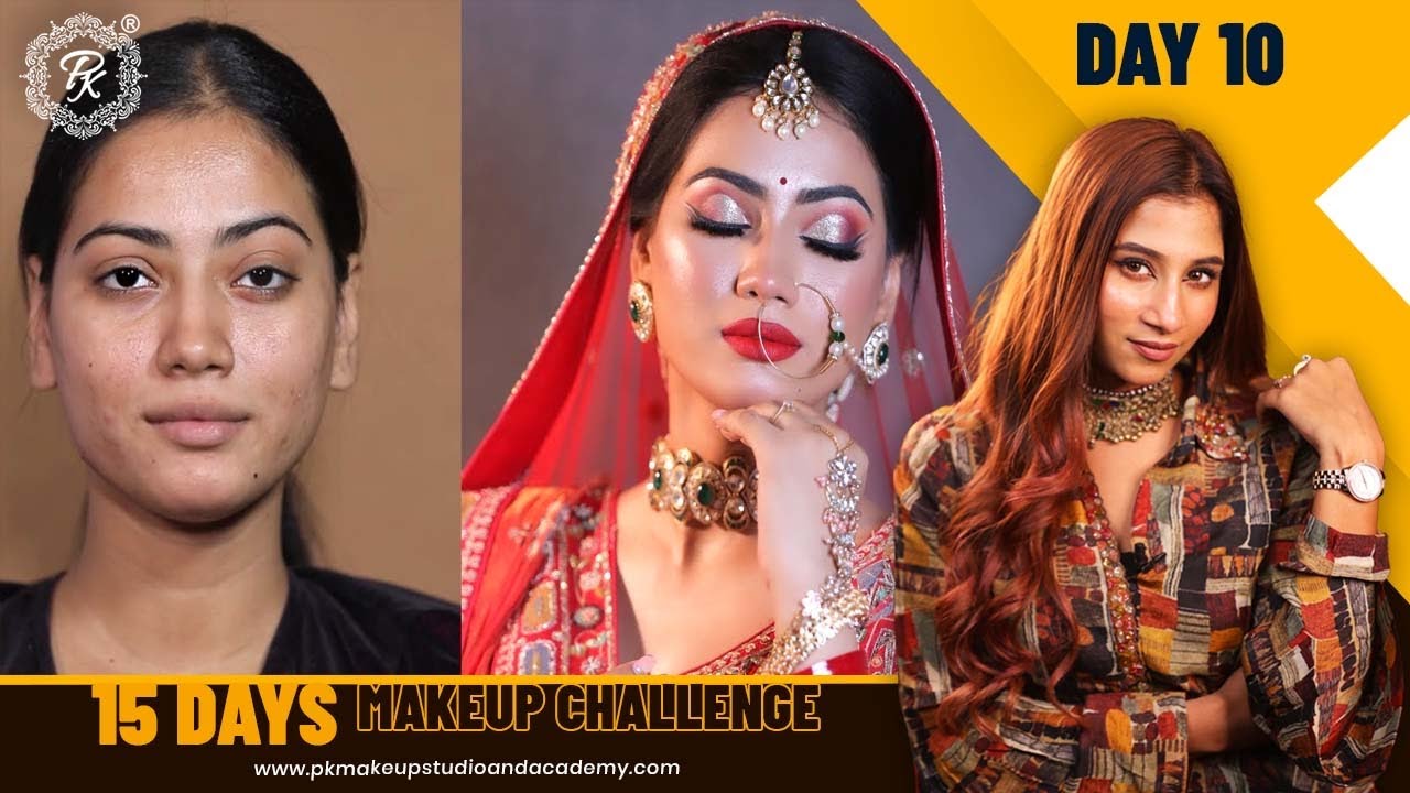 Day 10 | 15 days Makeup challenge | Online class |  @pkmakeupstudio