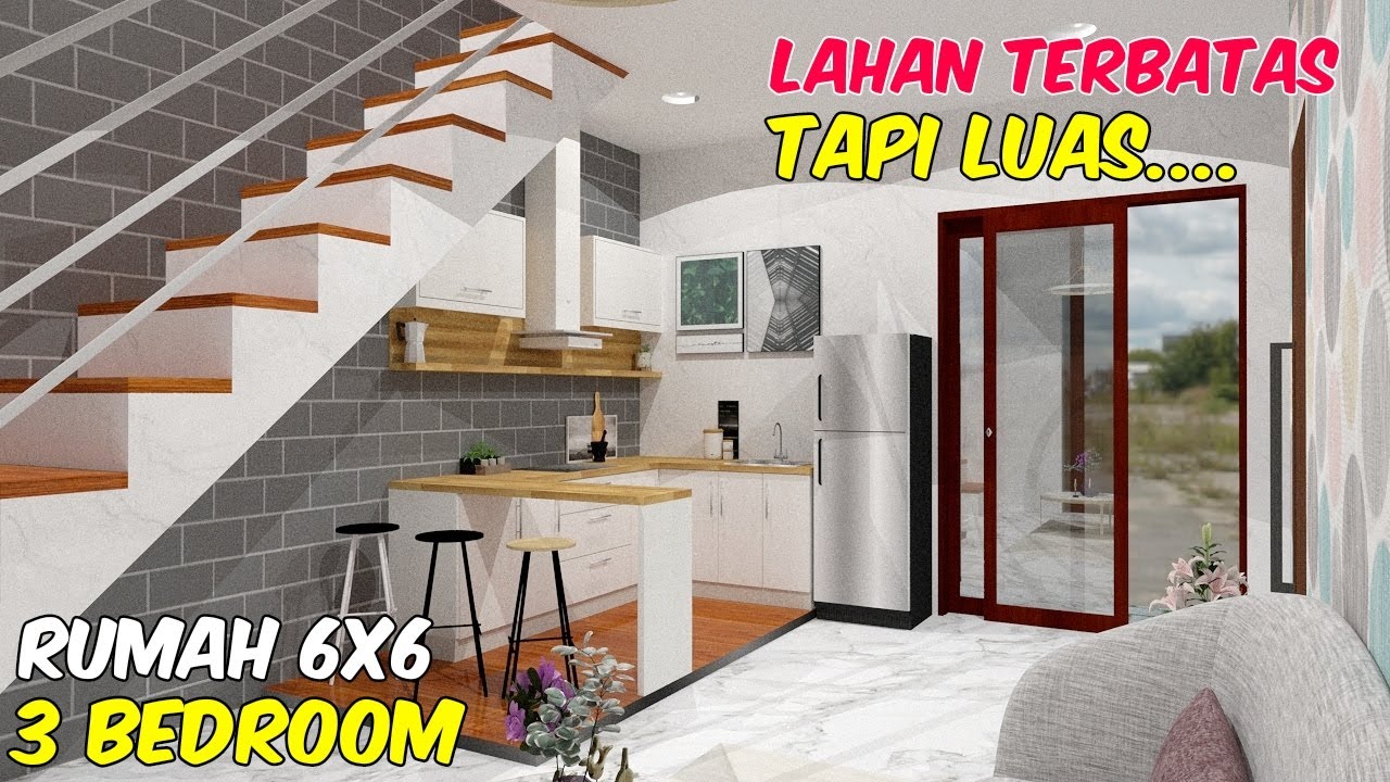 Rumah Ini Hanya Berukuran 6x6 Meter Tapi Dalamnya Keren Banget