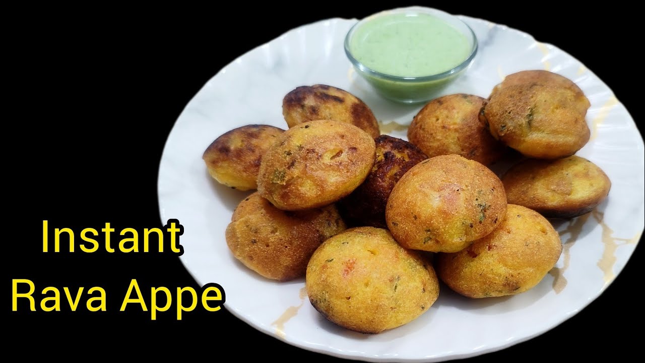 Instant Rava Appe| झटपट रवा आप्पे| healthy breakfast recipe| Appe recipe |suji appe