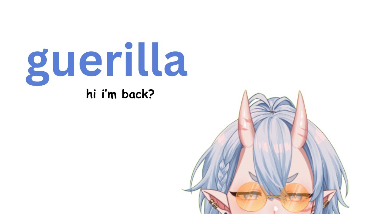 【 GUERILLA 】hi surprise. listen to me sing?【 Aono Shikishima | Ricorie Productions 】