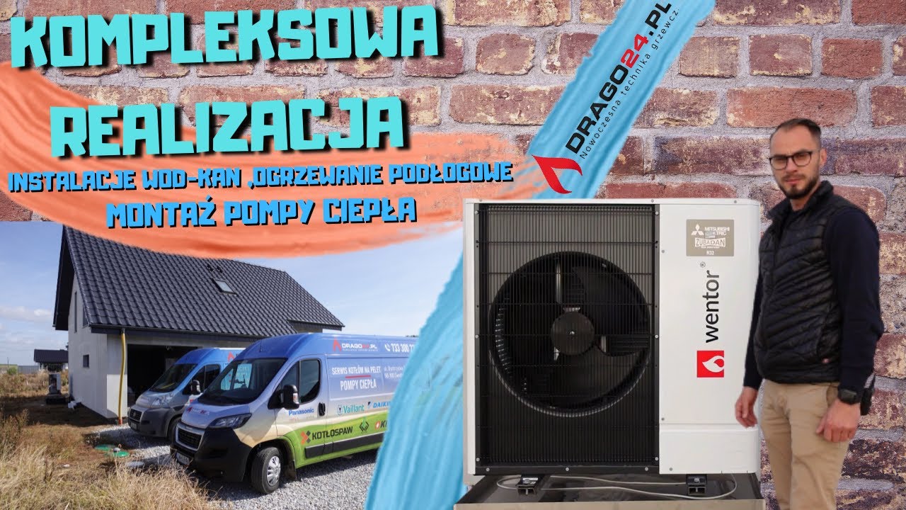 POWIETRZNA POMPA CIEPŁA MITSUBISHI , KOMPLEKSOWA REALIZACJA DRAGO24