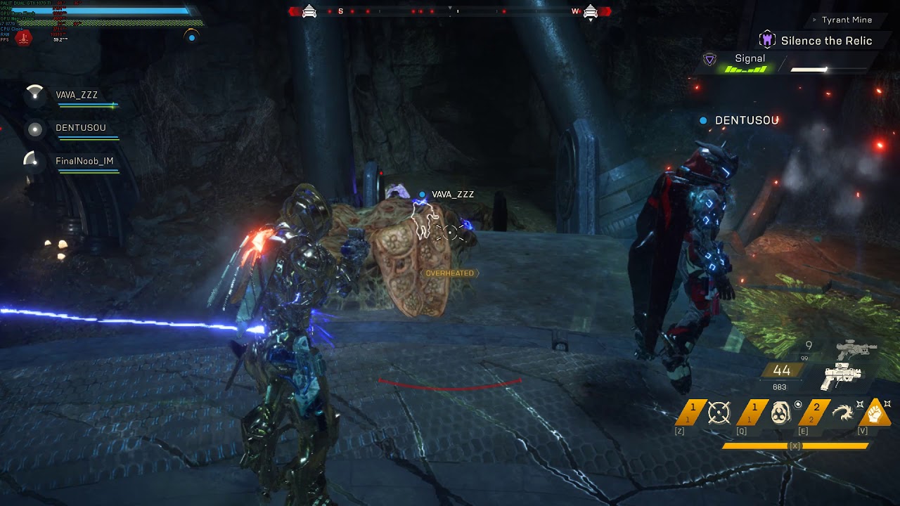 ANTHEM : MELEE MODE GM1 TYRANT MINES 1.0.3 INTERCEPTOR POV