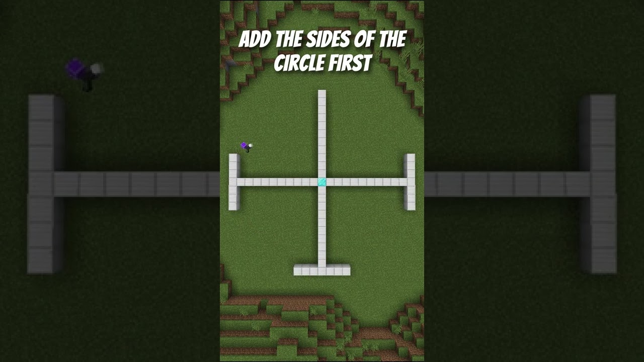 How to build CIRCLES in Minecraft!