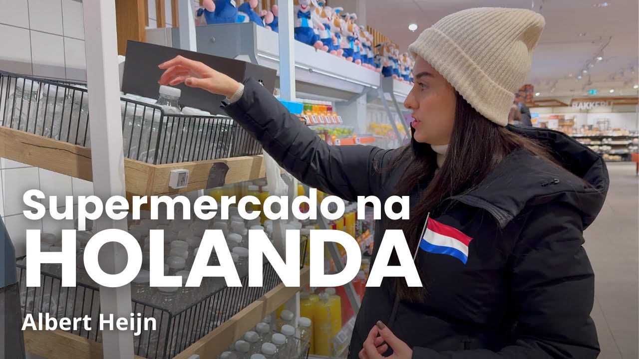 Vlog no Albert Heijn: Supermercado na Holanda 🛒