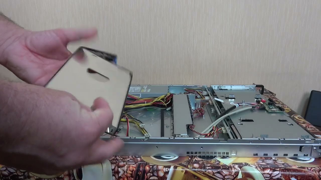 1U server made from spare parts off the shelf