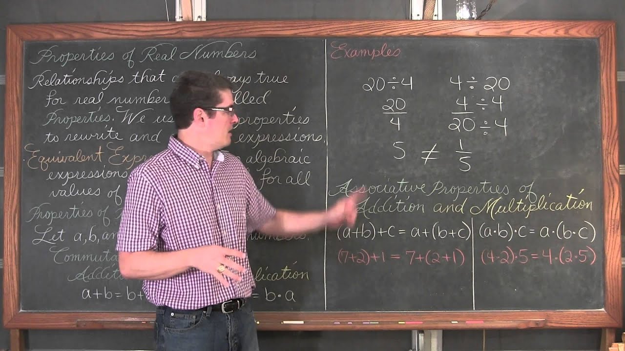 Properties of Real Numbers