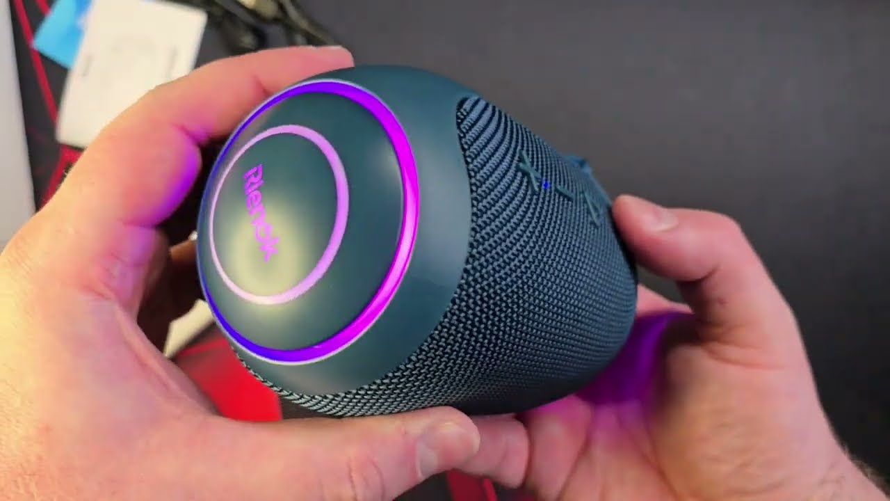Rienok S4 RGB - Unboxing and testing #rienok #portablespeaker #soundtest #bass