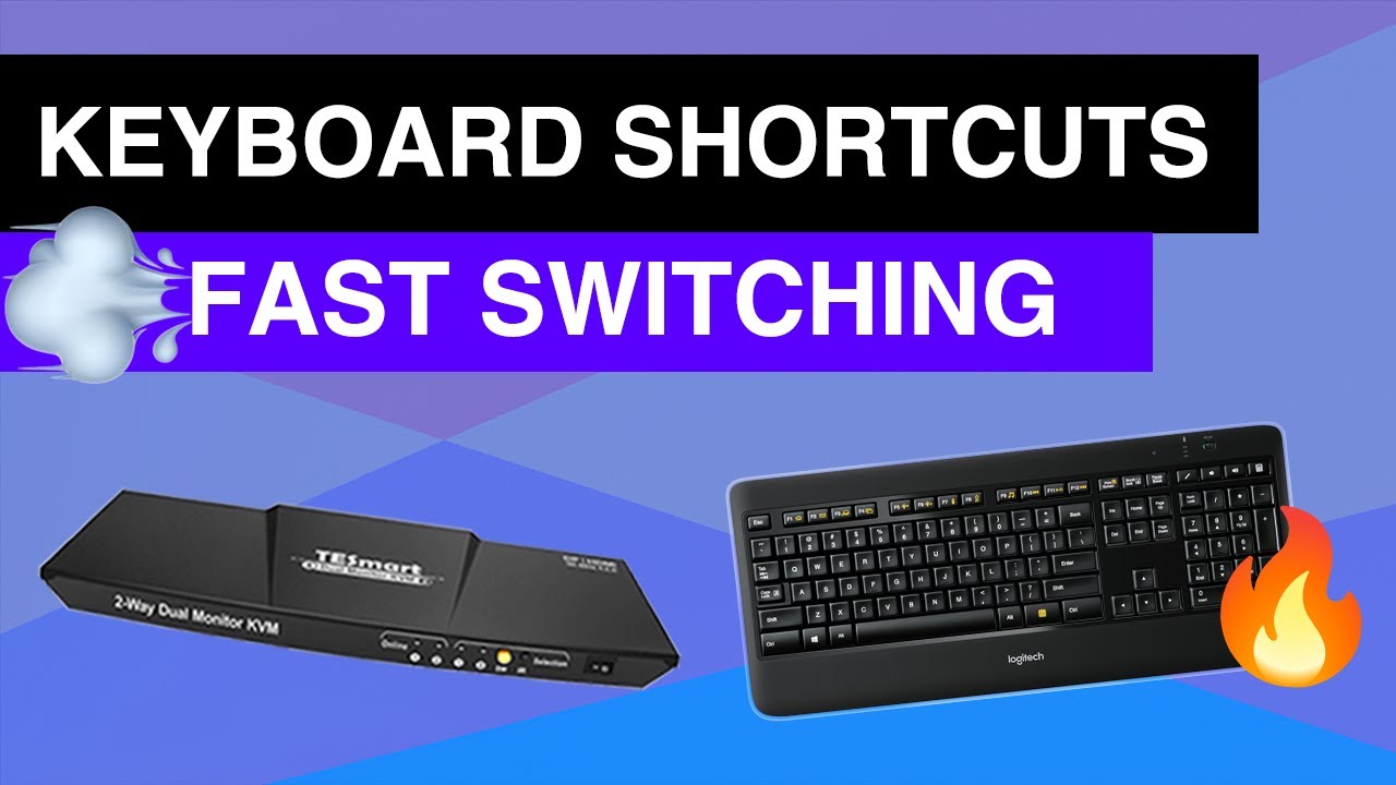 Сочетания клавиш KVM для двух мониторов | TESmart HKS0402A1U HDK0402A1U