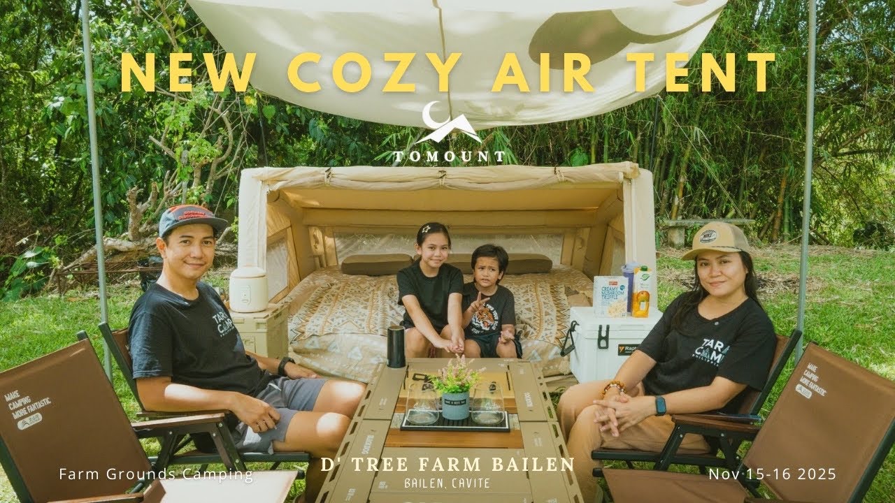 D’ TREE FARM - Bailen Cavite | Tomount Air Tent | Blackdog IGT | Relaxing Family Camping | 4K | PH🇵🇭