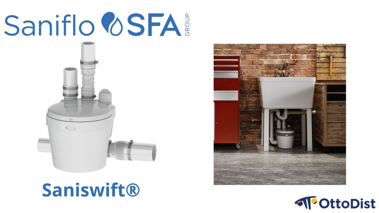 Saniflo-Instalación de bomba de drenaje Saniswift