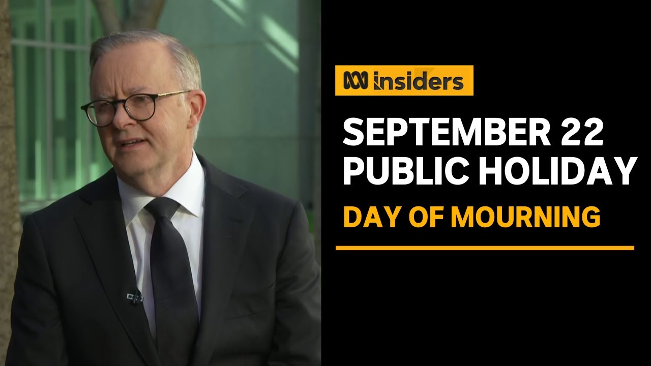 Australia's national day of mourning to be public holiday | Insiders | ABC News