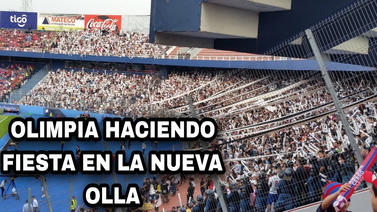 EL DÍA QUE LA HINCHADA DE OLIMPIA HIZO FIESTA EN LA NUEVA OLLA!!