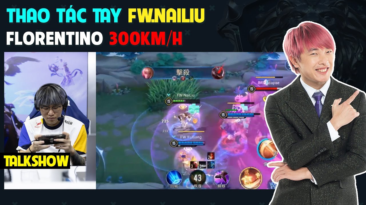 THAO T&Aacute;C TAY FW.NAILIU: M&uacute;a Florentino 300km/h si&ecirc;u mượt | BLV Thanh T&ugrave;ng