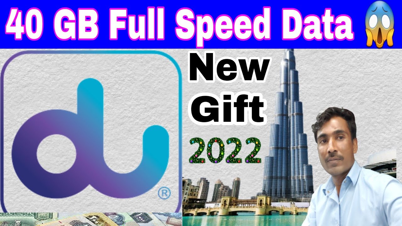 40 GB Du internet package offer)Uae du data package)Du monthly data package