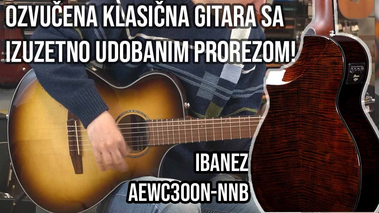 Ibanez AEWC300N-NNB klasična ozvučena gitara