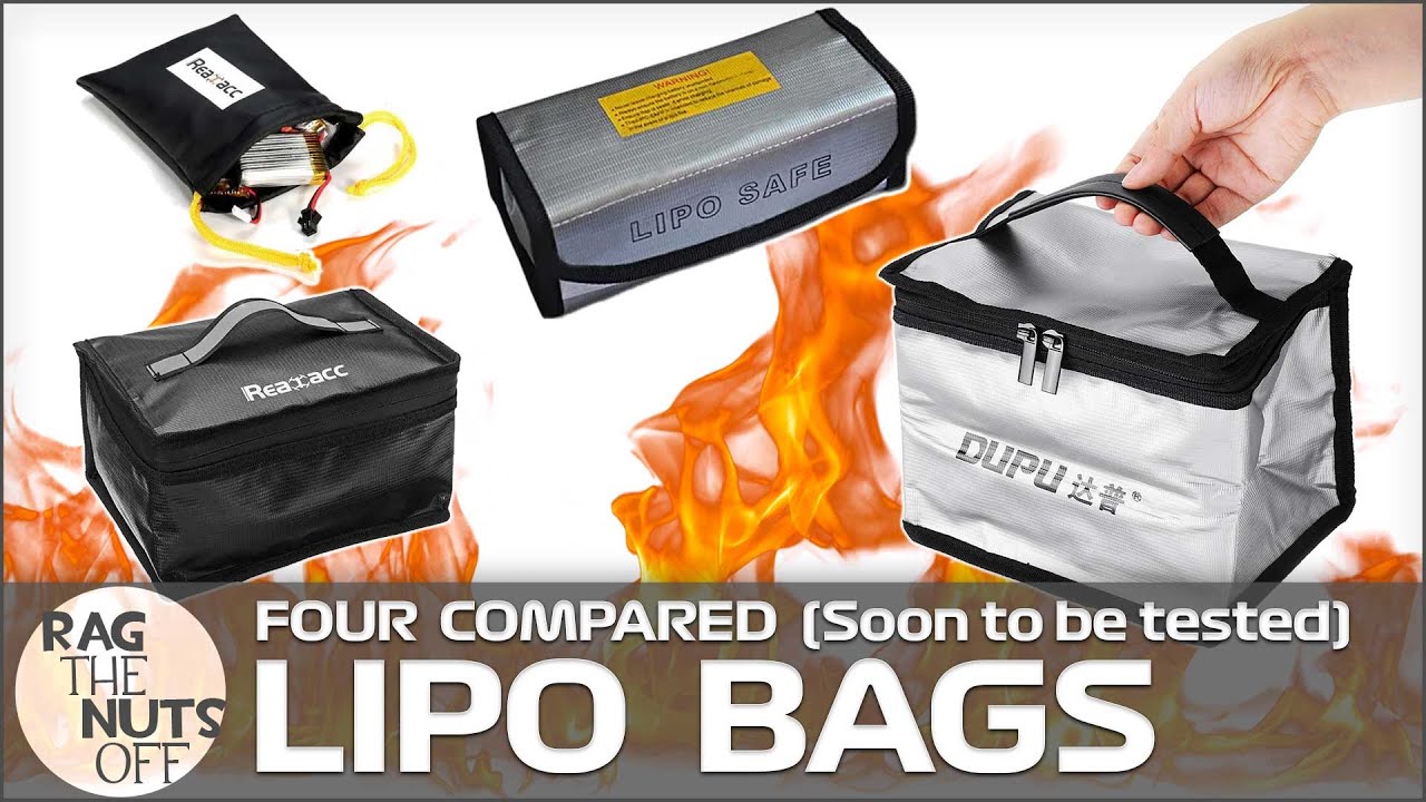 Quick Summary to FOUR Cheap LIPO Safe Bags (Soon to be Tested!)