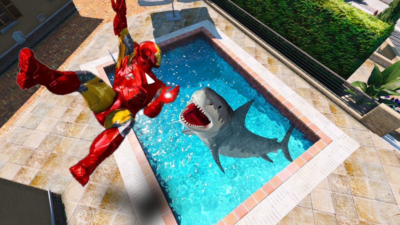 Grand Theft Auto 5 сумасшедших и забавных тряпичных кукол - железный человек Ep.3
